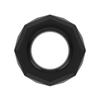 Черное кольцо для пениса Power Plus