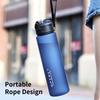 750Ml Large Capacity Sports Water Bottle Gradient Color Plastic Cup Drink Items Outdoor Beach Travel Portable Gym Fitness Jugs