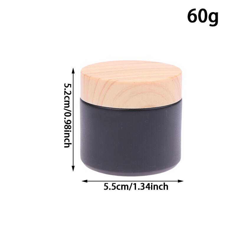 Пустые банки из матового стекла, банка для крема, косметический контейнер с крышкой, стеклянная бутылка 5-100 г, контейнер для макияжа, дорожные косметические банки