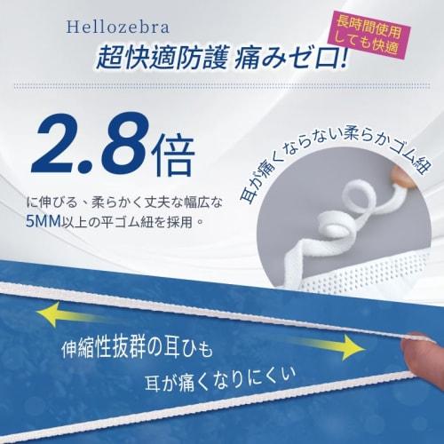 Gaitatu Nonwoven Masks, Individually Wrapped, Disposable, 3-Ply White, Flat Elastic Band, Comfortable Ear Pain Relief, Japanese Quality, Summer Masks