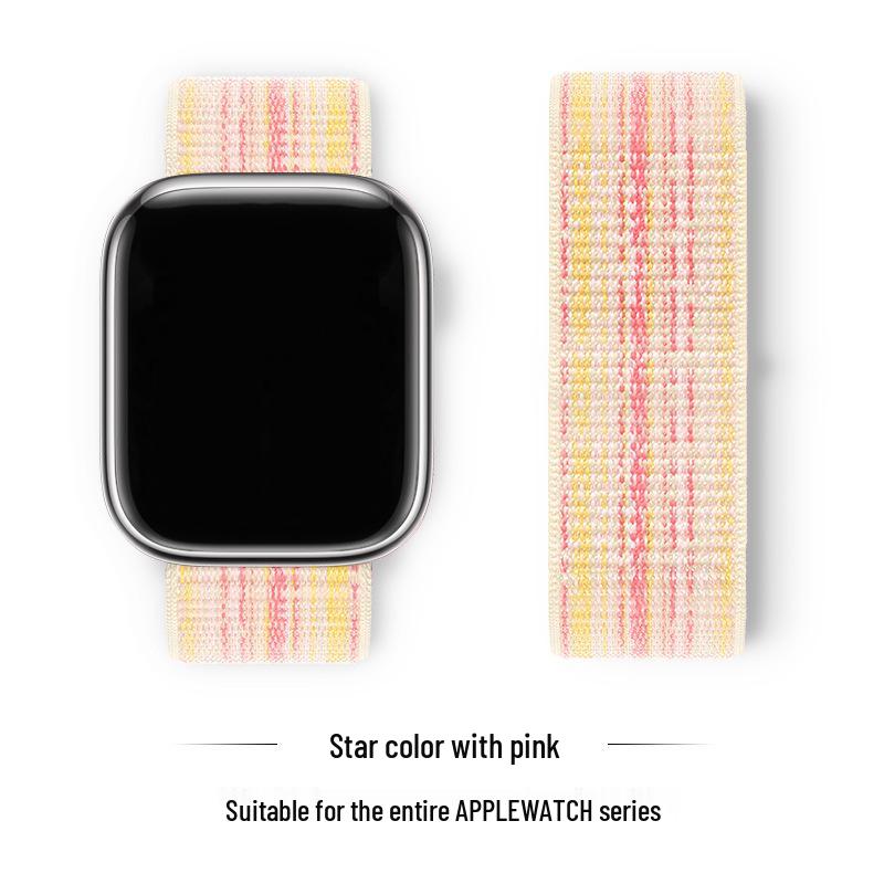 Нейлоновый плетеный ремешок для Apple Watch Ultra, Series 9-4