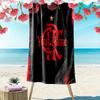 Clube De Regatas Flamengo Custom Name Print Beach Towel Large Soft Quick Dry Towel For Beach Camping Swimming