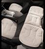 Premium Flannel Plush Winter Car Seat Cushion Set - 3-Piece Rear Set for Mercedes-Benz & BMW