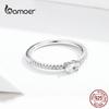 BAMOER 925 Sterling Silver Love Ring Finger Ring Women Ring Precious Jewelry Gift