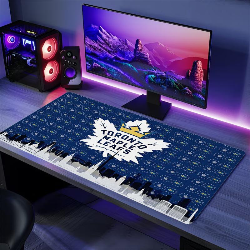 Toronto Maple Leafs Color Mouse Pad Large Gaming Table Cushion Non-slip Laptop Tablet Big Mousepad XXL Mat Mini PC Playmat With Lock edge