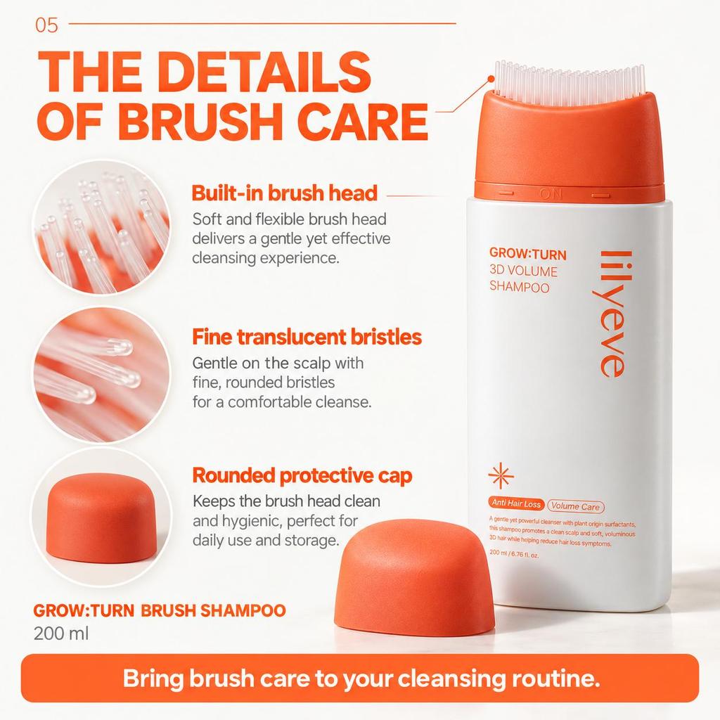 lilyeve Расти:Шампунь Turn Grow-Turn Brush 200 мл