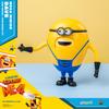 Minions Despicable Me 4 Mega Dave Action Figure with 6 Interchangeable Expressions with Hidden Pocket Minion Model Gift for Kids Ages 8 and Up Toy,