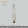 Светильник Beatsonic OnlyOne LED Bulb Siphon (T185) Цилиндрическая лампа, эквивалент 35 Вт, теплый белый (2700K), Цоколь E26, 6,0 Вт, 405 лм, Прозрачное стекло, LDF125D