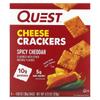 Quest Nutrition, Cheese Crackers, Spicy Cheddar, 4 Packets, 1.06 oz (30 g) Each