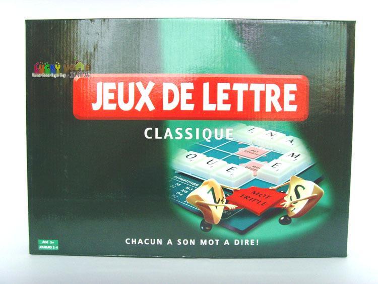 SCRABBLE Многоязычная игра в алфавит и правописание: Настольная игра для изучения английского, французского, испанского языков