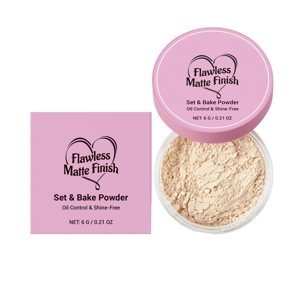 Фиксирующая пудра Natural Light Oil Control Breathable Refreshing Non-Massive Face Fixing Powder
