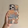 Роскошный Мультяшный Мужской Чехол Для Телефона Для iPhone 17 16 15 14 13 12 11 XS XR X Pro Max Plus Цветной Посеребренный Чехол