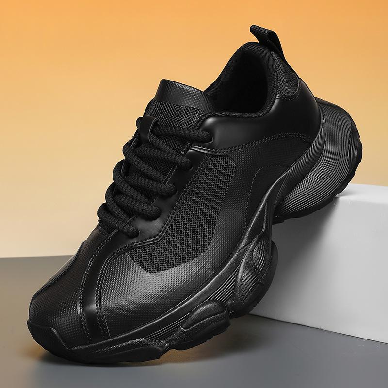 Мужская обувь Высокое качество Ретро Платформа Кроссовки Бег Спорт Повседневная обувь Дышащая Сетка Кожа Мужская обувь Zapatillas Hombre