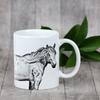 Basque Mountain Horse - cup with a horse, cute cup with graphics, a gift with your photo from the Art-Dog brand