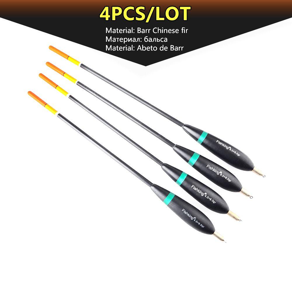 4pcs/lot Hot Portable Carp 8g-10g 24cm-26cm Paulownia Wood Fishing Floats Weight Tail Bobber