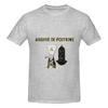 1 Piece Two Novelty Graphic 100 Cotton Tshirt Aangine De Poitrine Rock Tees Tops For Unisex