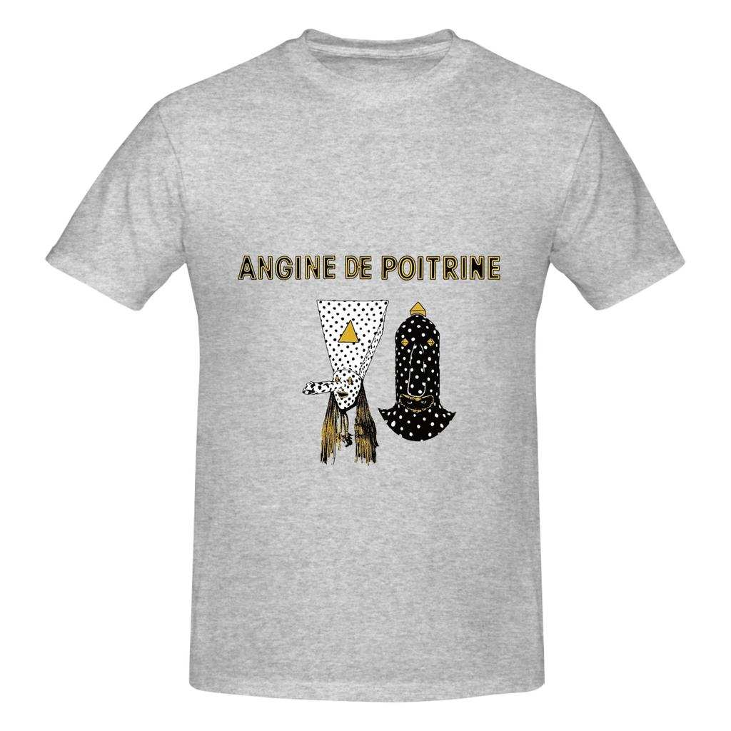 1 Piece Two Novelty Graphic 100 Cotton Tshirt Aangine De Poitrine Rock Tees Tops For Unisex