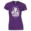Funny Bicycle Pedal Power Skinny Fit TShirt