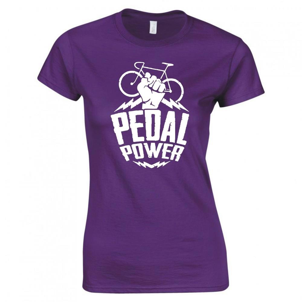 Funny Bicycle Pedal Power Skinny Fit TShirt