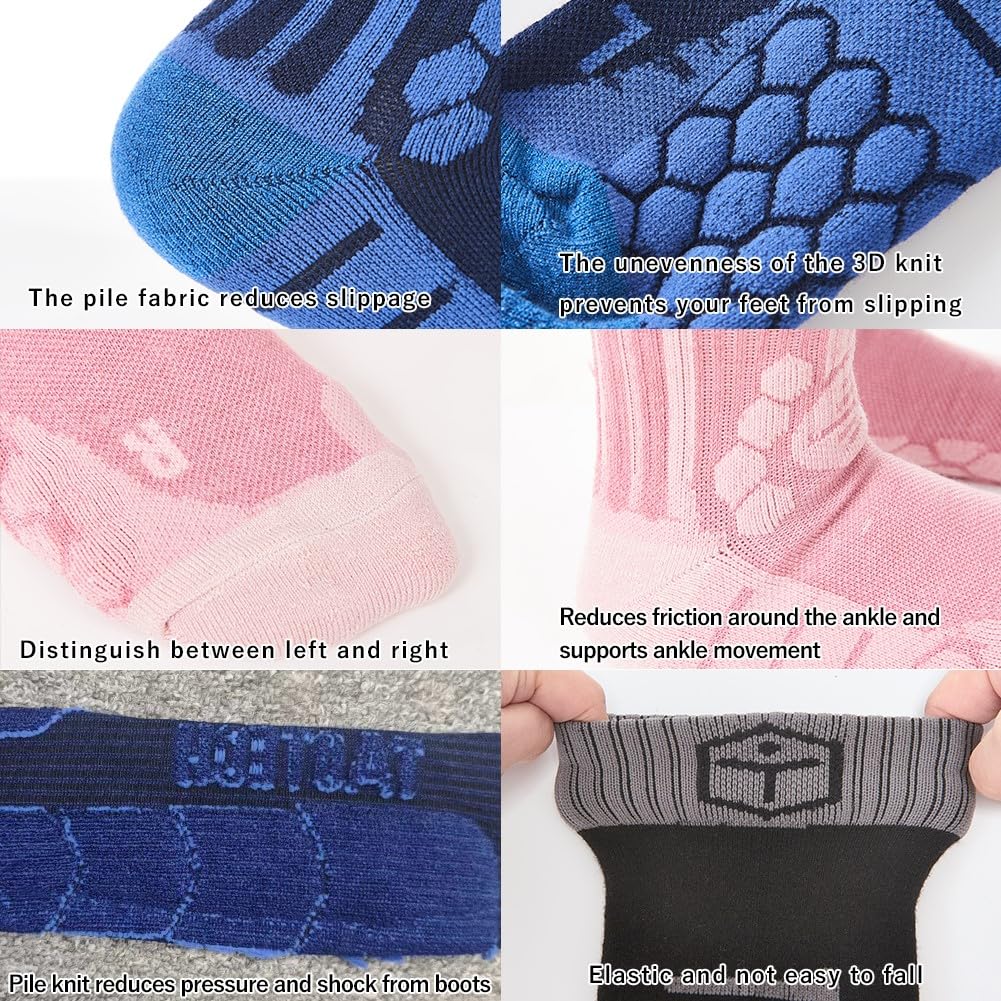 Носки TaoTech для улицы и толстые акриловые с градуированным холодом и запахом 1 пара темные сноубординг, спорт, катание на лыжах, мероприятия, походы, волокно, компрессионные,