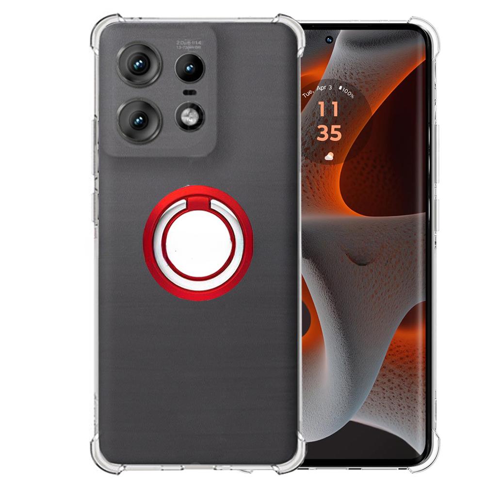 Противоударный кольцевой держатель подушки безопасности, прозрачный чехол для Motolora Moto Edge 50 Pro, прозрачная мягкая задняя крышка для Moto Edge 50Pro