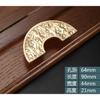1PCS Zinc Alloy Cabinet Door Handle New Chinese Vintage Solid Wood Cabinet Wardrobe Drawer Circular Door Handle Woodworking