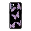 Butterfly Phone Case For Oppo Find X5 A54 A53 A52 A9 2020 A15 A95 A16 A76 A74 A12 Reno7 SE Reno6 Pro Plus 5G Soft Black Cover