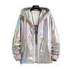 Summer Colorful Reflective Sunscreen Clothes Men's Ice Thin Couple Color Thin Jacket Trend Gradient Coat