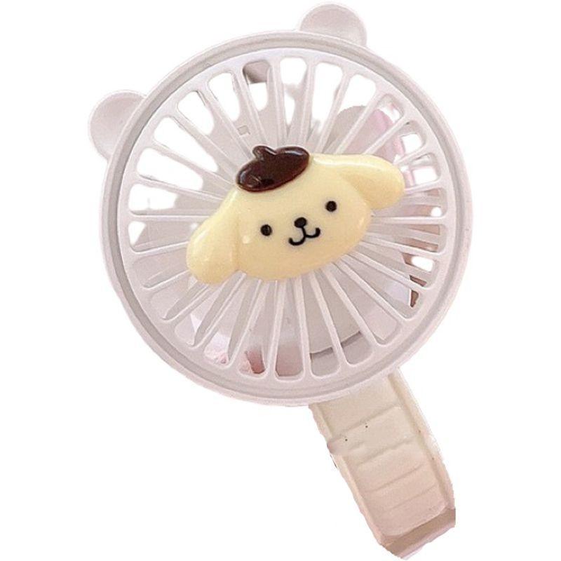Rechargeable Sanrio Series Mini Fan Portable Handheld Wristwatch Fan With Soft Wristband