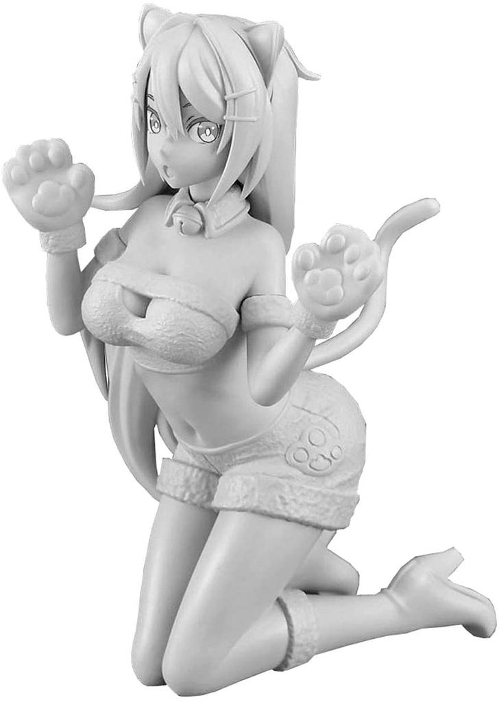 Hasegawa Egg Girls Collection Lucy McDonnell Unpainted Resin Kit SP485 1/12 No.16 (cat Ears)