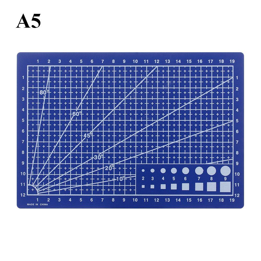 Non-slip Fabric Craft Card Cutting Plate Sewing Tool Paper Board A5 Grid Lines Cutting Mat