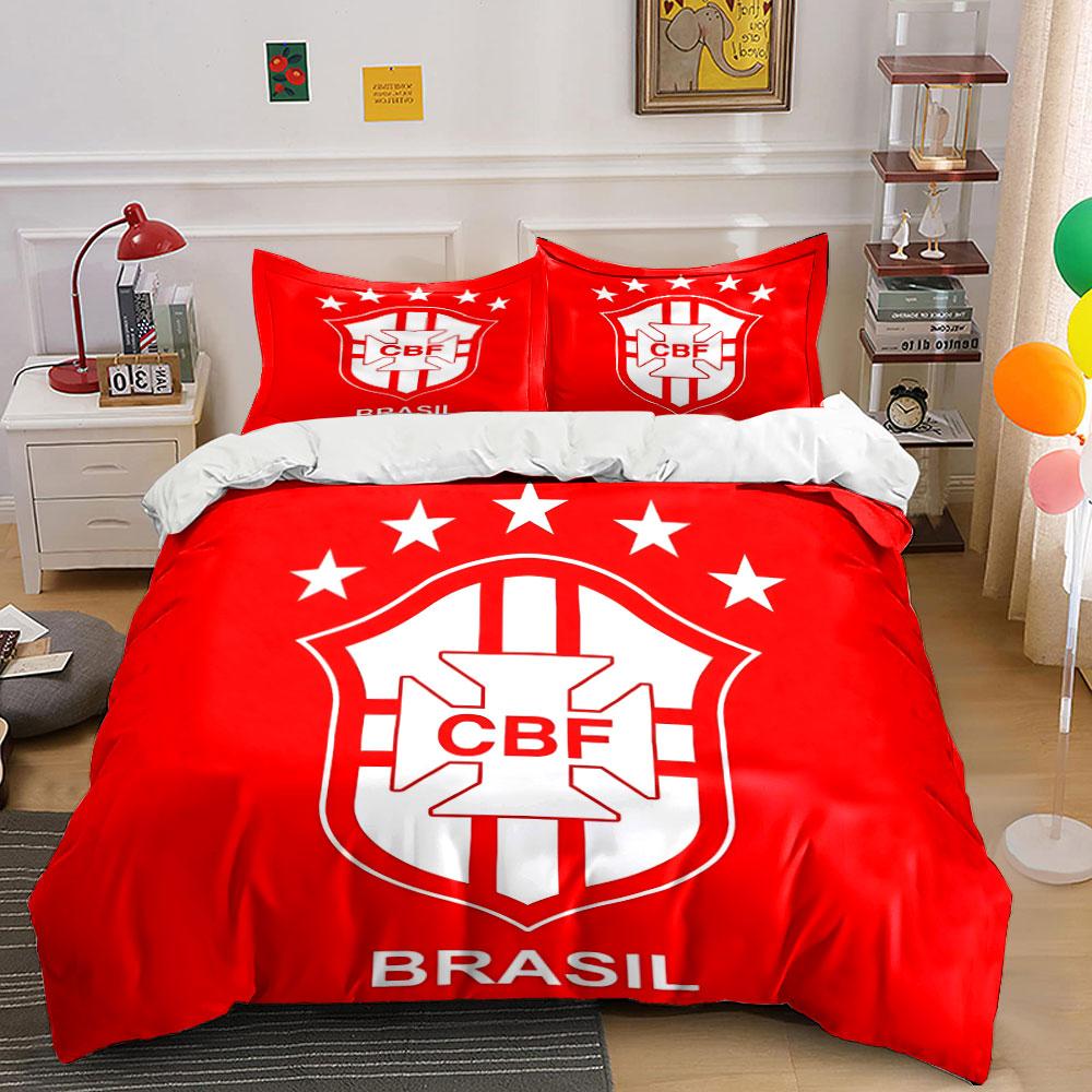 CBF logo and stars. Bedding sets Duvet cover sets Duvet covers Pillowcases(1*Duvet Cover 2*Pillowcases without duvet insert)