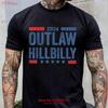 Outlaw Hillbilly T Shirt Voting And Felon 2024 Republican Election Make America Great Again Vintage Casual