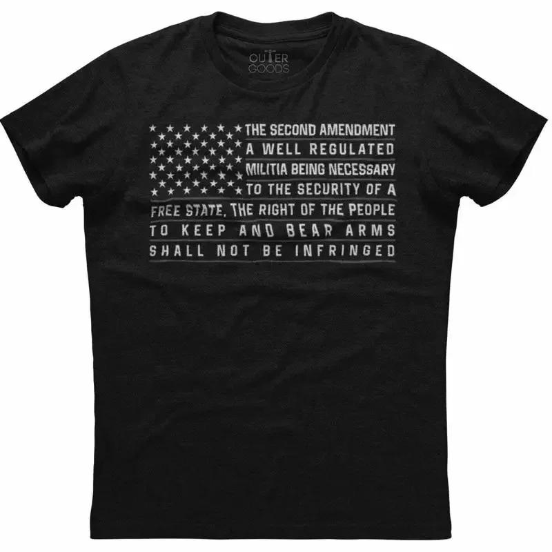 The Second Aunisexdunisext A Well Regulated Unisexs New Patriotic Black T Shirt