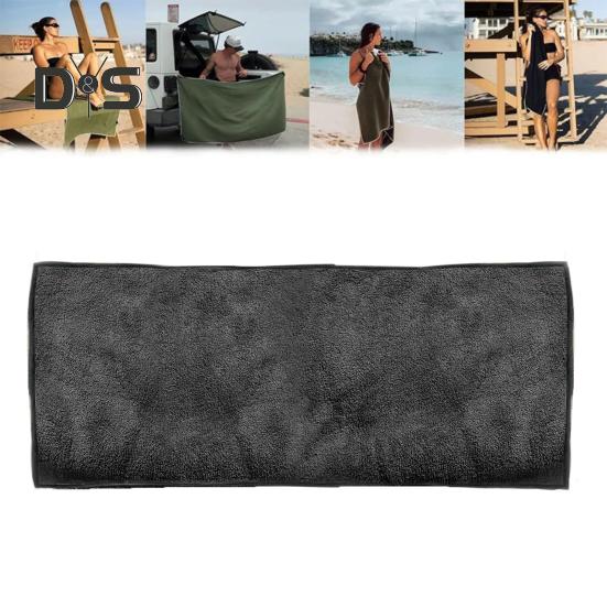 Магнитное банное полотенце 190 см x 76 см, быстросохнущее, впитывающее, пляжное полотенце, ткань с магнитной застежкой, полотенце для йоги, плавания, кемпинга