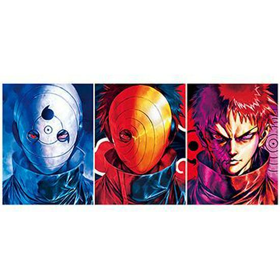 3D-лентикулярная аниме-картина: Академия Героев Наруто и Ван Пис
