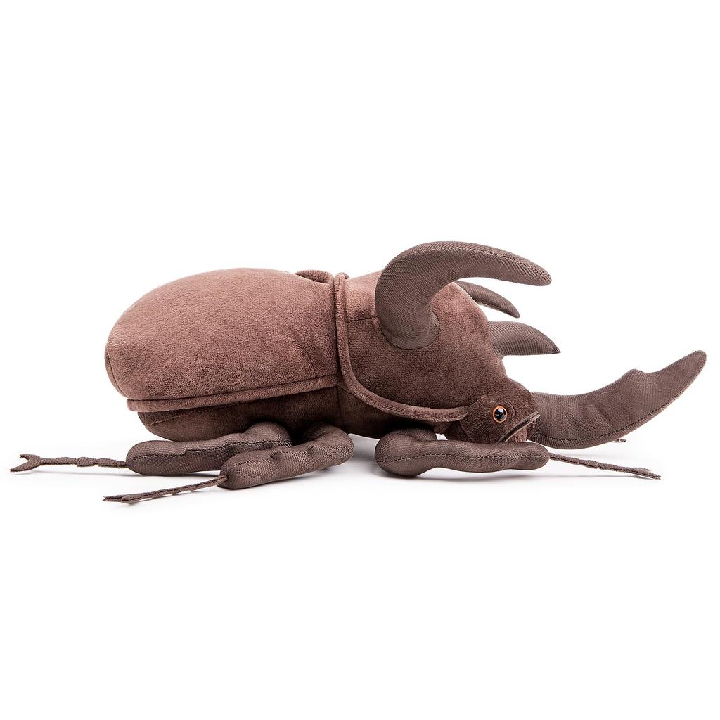 Lifelike Atlas Stag Beetle Plush Toy Stuffed Animal Insect Beetle Soft Crustacean Model Unique Beetle Toy Model Kids Gift 26cm