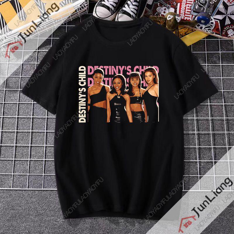 Destinys Child TShirt graphics clothes summer tops shirts for men Fashionable casual relaxed streetwear for both men and women