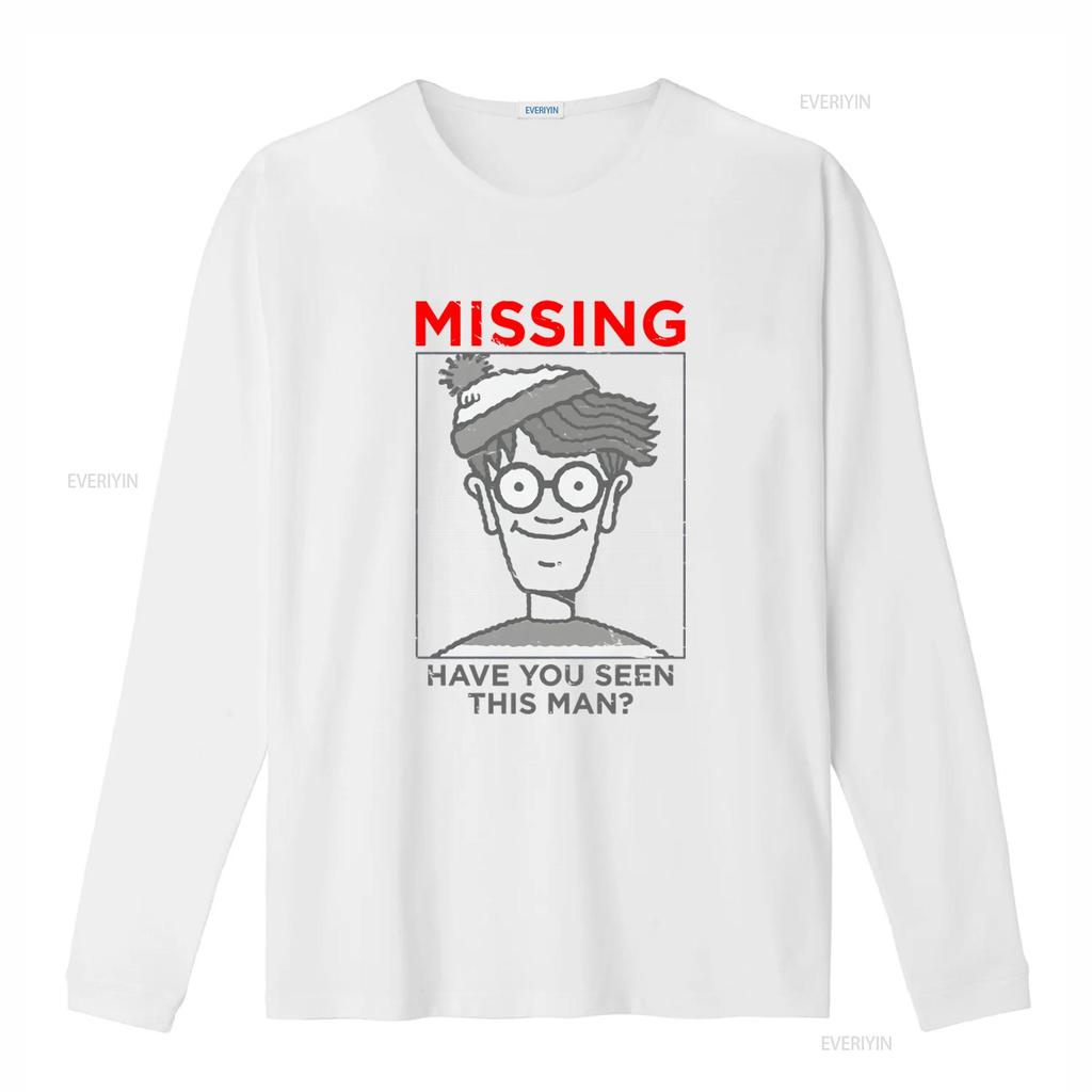 Wheres Waldo Missing Licensed Adult T Shirt Fun Nostalgic Design vintage Washed Unisex graphic Casual fashion Breathable Soft