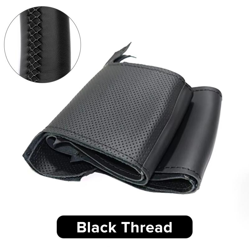 VZH5 Car Steering Wheel Cover Anti-slip Artificial Leather For Honda Fit City Jazz 2014 2015 HRV HR-V 2016 Vezel Car Accessories