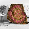 Богемное Цветочное Покрывало с Принтом Павлина Декоративное Для Дивана Кровати Гостиной Наволочка Покрывало