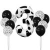 Cow Jungle Theme Balloon Set 40 Inch Black And White Digital Latex Balloon Decoration Birthday Party Decoration Photo