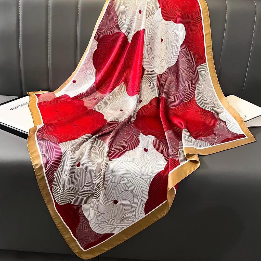 Hangzhou Silk High End Versatile Thin Scarf Shawl with Spring and Autumn Style Autumn and Winter Style Fashionable New Style