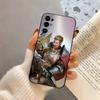 Чехол для телефона A-Arthur H-Honor of K-Kings для Samsung S25, S24, S21, S22, S23, S30, Ultra, S20, Plus, Fe, Lite, Note, 10, Черный чехол
