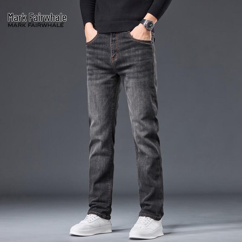 Мужские винтажные джинсы прямого кроя Mark Fairwhale в стиле business casual