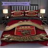 Manchester Emblem Three-piece set (1 * duvet cover + 2 * pillowcase, without core) 2D Flat Bedding set Duvet cover and pillowcase