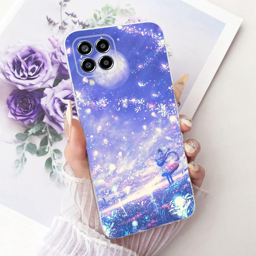 Transparent For Samsung M33 5G Case Cover Cute Cat Fashion Butterfly Funny Painted Casing For Samsung Galaxy M33 5G M336B M336K