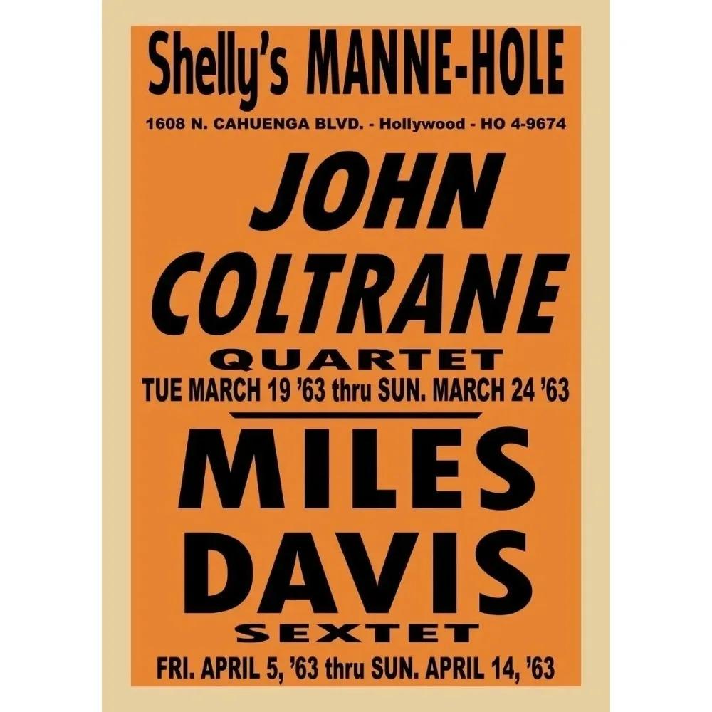 Nina Simone John Coltrane Vintage Jazz Festival Musician Posters and Prints Wall Art Minimalist Print Canvas Painting Home Decor