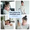 Memory Foam U-shaped Pillow Neck Support Travel Portable Business Sleeping Aid Airplane Pillow Neckrest U-pillow