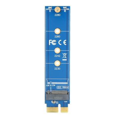 Карта-адаптер NVME Картридер для SSD-накопителя Карта для тестирования PCI E 1X Компьютерные аксессуары для PCI E к